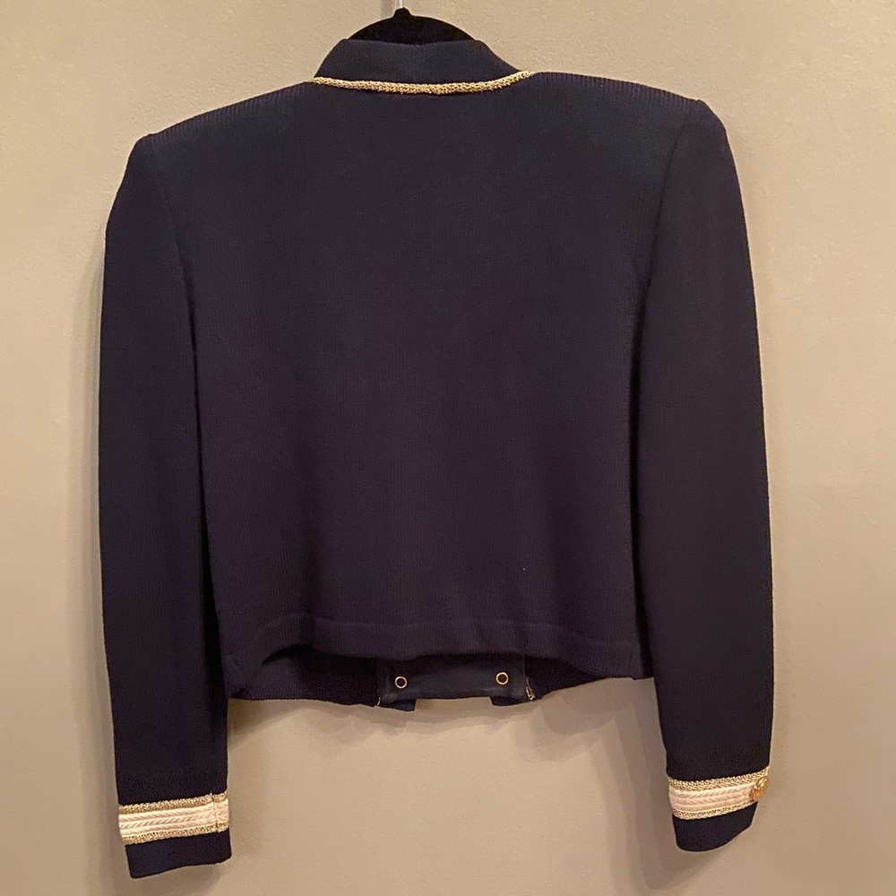 St. John Collection Vintage Nautical Blazer, Size 2 - Picture 4 of 14